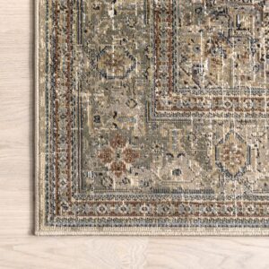 nuLOOM Carol Traditional Medallion Area Rug, 8x11, Beige