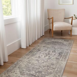 Loloi II Hathaway Steel/Ivory 9'-0" x 12'-0" Area Rug