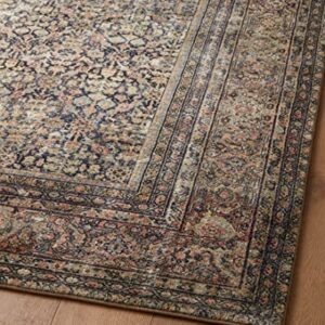 Loloi Amber Lewis x Morgan Denim/Multi 2'-3" x 11'-6" Runner Rug