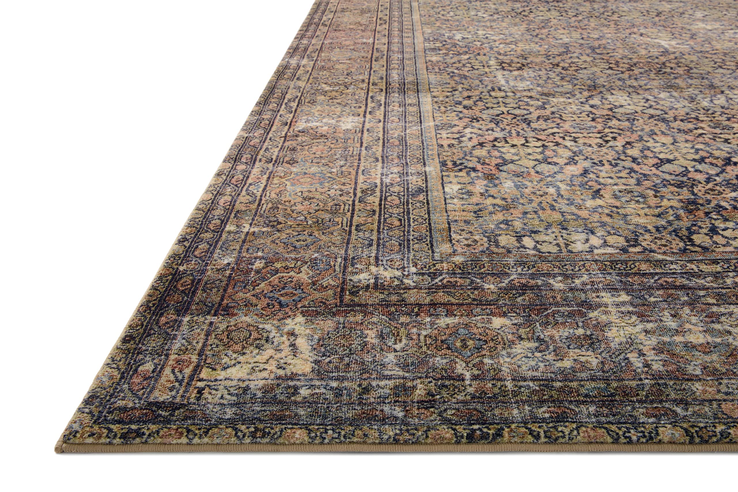 Loloi Amber Lewis x Morgan Denim/Multi 2'-3" x 11'-6" Runner Rug