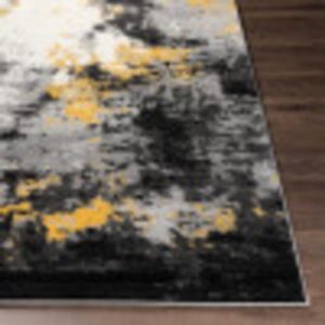 Livabliss Cantrell Modern Abstract Area Rug,7'10" x 10'(8' x 10'),Black