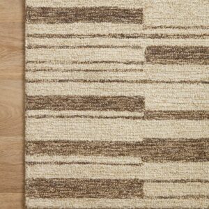 Loloi Chris Loves Julia x Polly Beige/Tobacco 2'-0" x 5'-0" Accent Rug