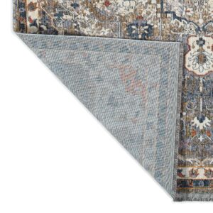 Kaleen Rugs Artundra Collection 8'6" x 11'7" Transitional Oriental Area Rug,Lavender