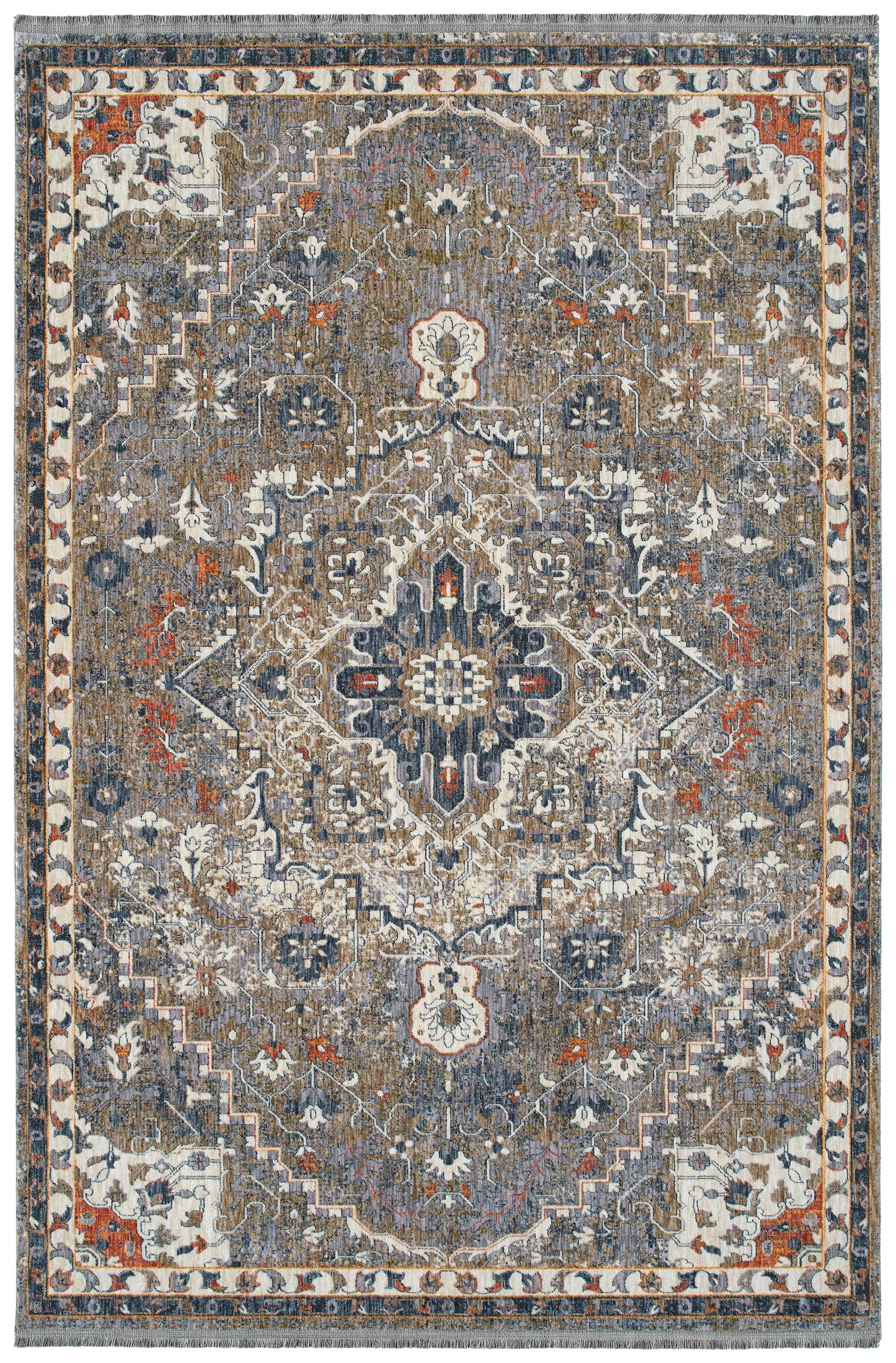 Kaleen Rugs Artundra Collection 8'6" x 11'7" Transitional Oriental Area Rug,Lavender