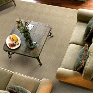 Garland Rug Diamond 9 ft. x 12 ft. Area Rug Tan