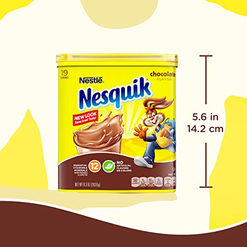 NESQUIK Chocolate Cocoa Powder, 9.3 Oz. Tub | Chocolate Milk Powder