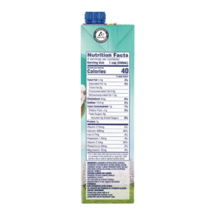 Almond Breeze Dairy Free Almondmilk Blend, Almond Coconut, Unsweetened Original, 32 Fl Oz (Pack of 12)