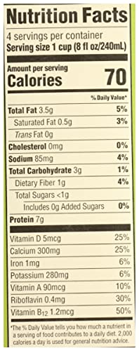 365 by Whole Foods Market, Organic Unsweetened Soy Beverage, 32 Fl Oz