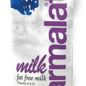 Parmalat Fat Free UHT Shelf Stable Milk 1 Qt (Pack of 6)