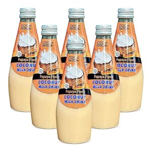 coco notch coconut milk drink -10.14oz coconut milk drink with pulp – no preservatives and non-gmo – 6-pack (papaya)