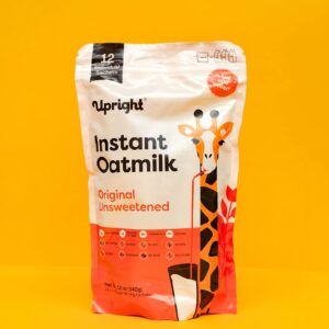 Upright High-Protein Instant Oatmilk (Original Unsweetened) (Single Serving - 12 Packets)