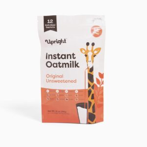 Upright High-Protein Instant Oatmilk (Original Unsweetened) (Single Serving - 12 Packets)