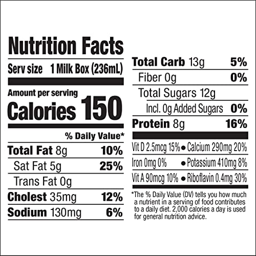 Horizon Organic Shelf-Stable Whole Milk Boxes, 8 oz., 12 Pack