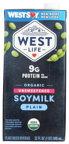 Westsoy Organic Unsweetened Soymilk Original -- 32 fl oz - 2 pc