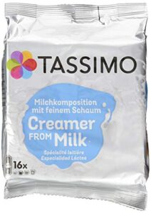 tassimo milk creamer, pack of 2, 2 x 16 t-discs (32 t-disc)