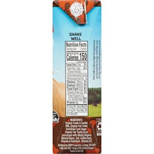 Organic Valley, Milk Boxes, Shelf Stable 1% Chocolate Milk, 8 Fl Oz (Pack of 24)