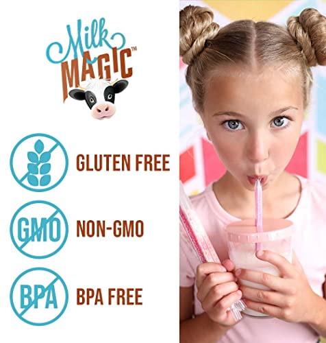 Milk Magic Sweet and Savory Bundle Milk Flavoring Straw | Gluten-Free BPA free Non-GMO Low in Sugar All-natural Flavor Straws | Encourage Milk Drinking with Flavor-Filled Straws - Pack of 8