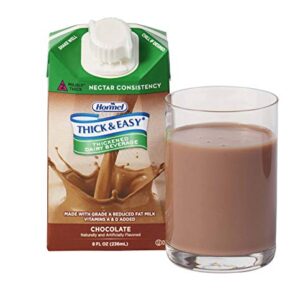 Thick & Easy Thickened 2% Reduced Fat Dairy Beverage, Chocolate, Nectar Consistency, 8 Ounce (Pack of 27)