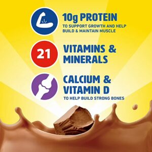 Breakfast Essentials Nutritional Drink | Chocolate Milk Boxes For Kids has 10g Protein, 21 Vitamins | Kid Approved Taste instant breakfast | Rich Milk Chocolate | 8 Fl oz Pack of 6| Every Order is Elegantly Packaged in a Signature BETRULIGHT Branded Box!