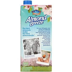 Almond Breeze Dairy Free Almondmilk Blend, Almond Coconut, Unsweetened Vanilla, 32 Ounce (Pack of 12)