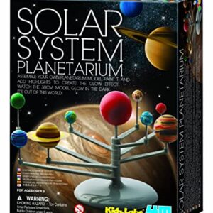 4M Solar System Planetarium - DIY Glow In The Dark Astronomy Planet Model Stem Toys Gift for Kids & Teens, Girls & Boys, Model:3427