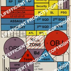 Lifefficient Products Terrain Model Kit, Platoon and Squad TMK, Army