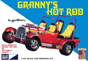 mpc granny's hot rod george barris 1:25 scale model kit