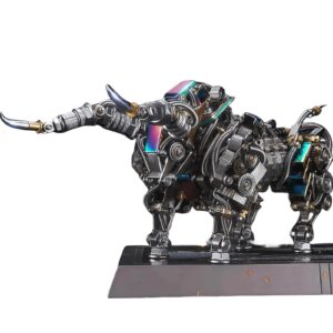 zunpinspace adult 3d metal puzzles bison metal model kits 3d metal puzzles mechanical bulls building blocks difficult diy assembly - high-end gifts for men