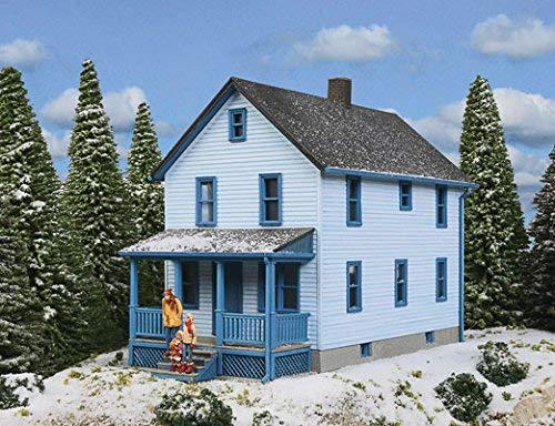 Walthers Cornerstone HO Scale 2 Story Frame House Kit