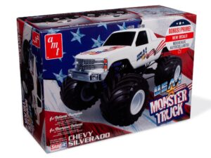 amt usa-1 monster truck 2t 1:32 scale model kit