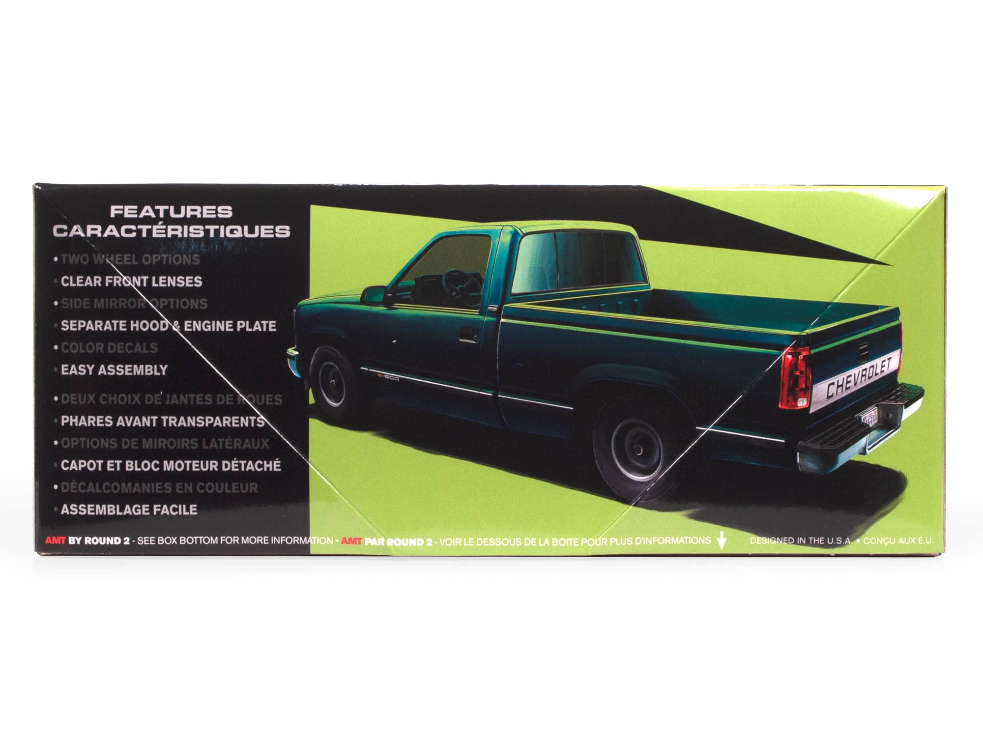 AMT 1992 Chevrolet Silverado Shortbed Fleetside Pickup Easy Build 1:25 Scale Model Kit