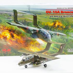 ICM Plastic Model Airplane Kit (48300) 242 pcs - Plastic Military Plane OV 10 Bronco Model Kit 1:48