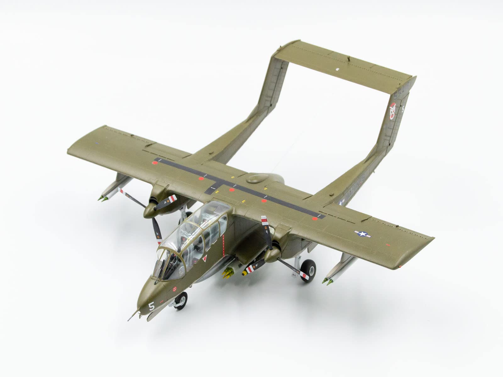 ICM Plastic Model Airplane Kit (48300) 242 pcs - Plastic Military Plane OV 10 Bronco Model Kit 1:48