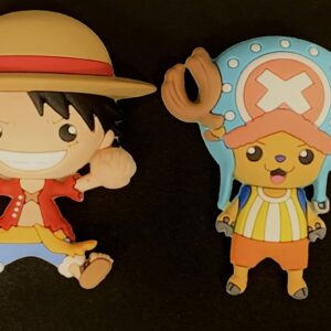 Monogram One Piece Monkey D. Luffy & Tony Tony Chopper 2 Piece 3D Foam Figure Magnet Set - Magnet for Refrigerators and Lockers