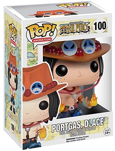 POP One Piece - Portgas D. Ace Funko Pop! Vinyl Figure (Bundled with Compatible Pop Box Protector Case) Multicolor 3.75 inches