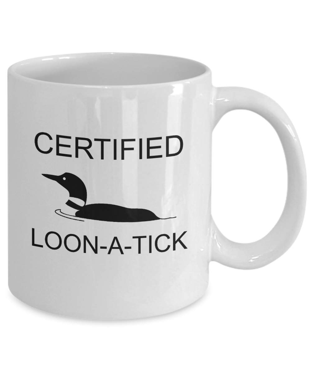 Atiela Loon Bird Mug, Bird Watcher, Ornithologist, Wildlife Biologist, 11 Ounce Coffee Mug