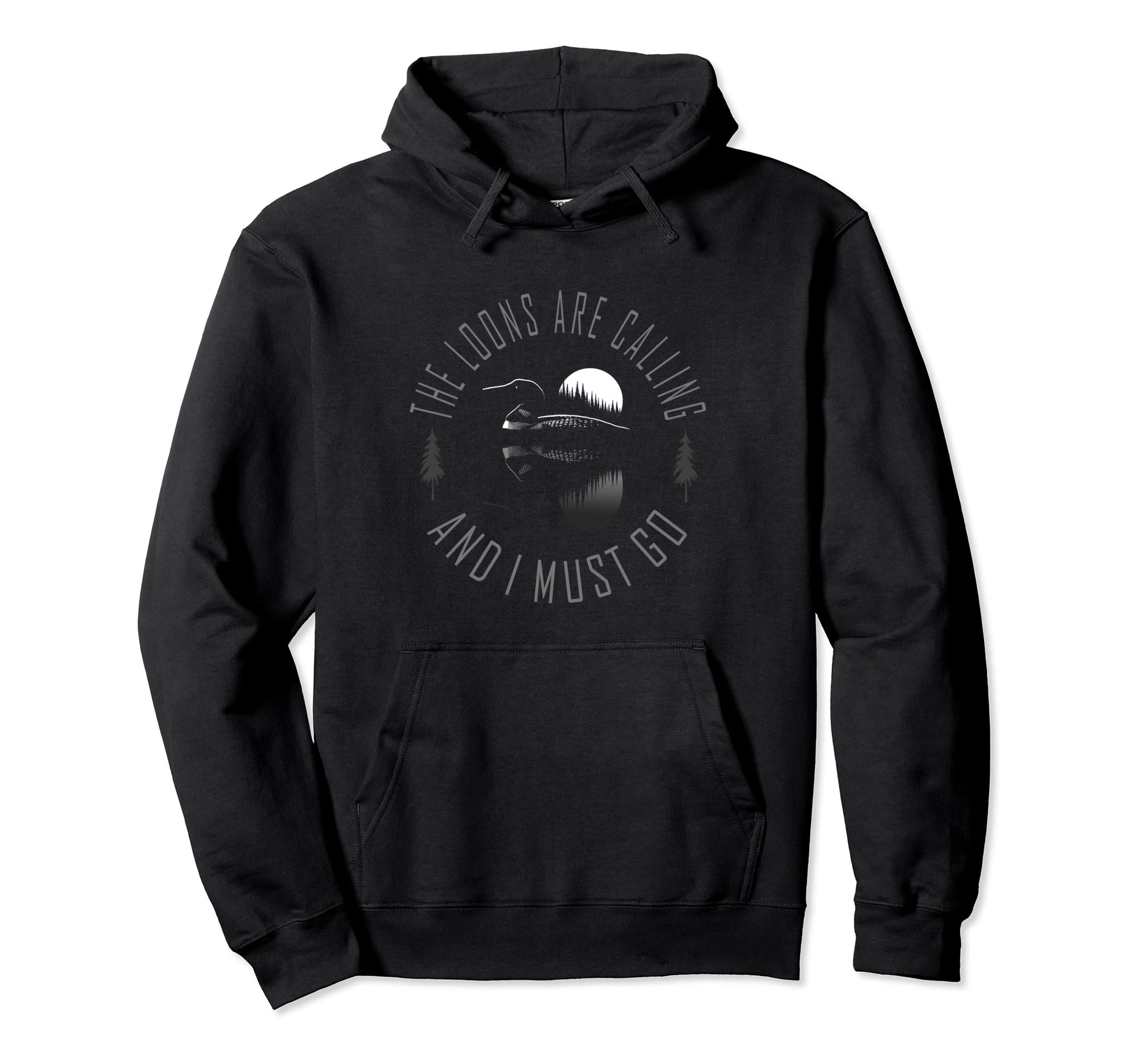 Common Loon - The Loons are Calling and I Must Go Pullover Hoodie