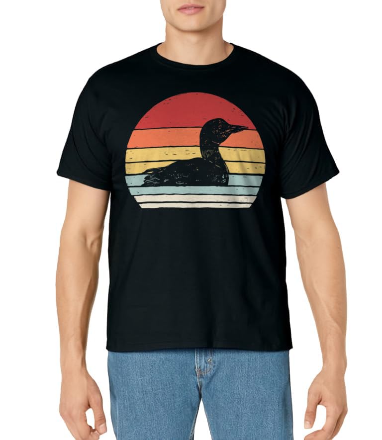 Vintage Retro Common Loon Diver T-Shirt