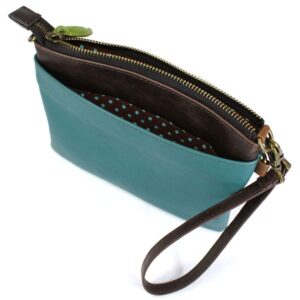 CHALA Mini Crossbody/Purse with Convertible Strap Stylish, Compact, Versatile - Loon Bird - blue