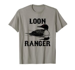 loon ranger shirt funny common loon tshirt bird watching tee