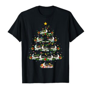 Loon Bird Lover Xmas Lights Loon Christmas Tree T-Shirt