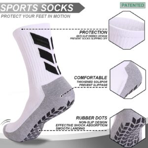 MENDENG Grip Soccer Socks Men Soccer Socks Youth Non Slip Anti Slip Gripper Yoga Hospital Football Accessories Soccer Training Equipment Baseball