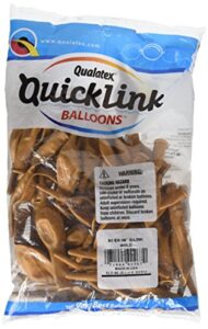 qualatex pioneer balloon company 90267 quicklink-gold, 6", 1 count (pack of 1)