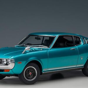 1973 Celica Liftback 2000GT (RA25) RHD (Right Hand Drive) Turquoise Blue Metallic 1/18 Model Car by Autoart 78767