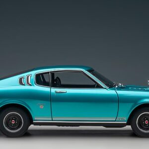 1973 Celica Liftback 2000GT (RA25) RHD (Right Hand Drive) Turquoise Blue Metallic 1/18 Model Car by Autoart 78767