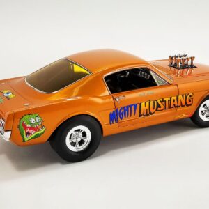 1965 A/FX Orange Metallic Rat Fink Mighty Limited Edition to 1122 Pieces Worldwide 1/18 Diecast Model Car by Acme A1801860