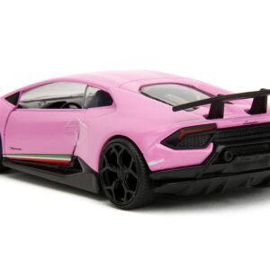 Lambo Huracan Performante Matt Pink Pink Slips Series 1/32 Diecast Model Car by Jada 34661