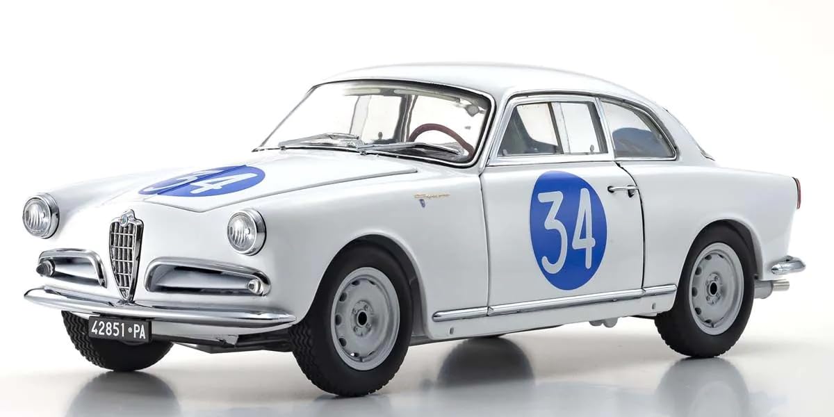 Giulietta SV #34 Emanuele - Aldebaran Targa Florio (1960) 1/18 Diecast Model Car by Kyosho K08957C