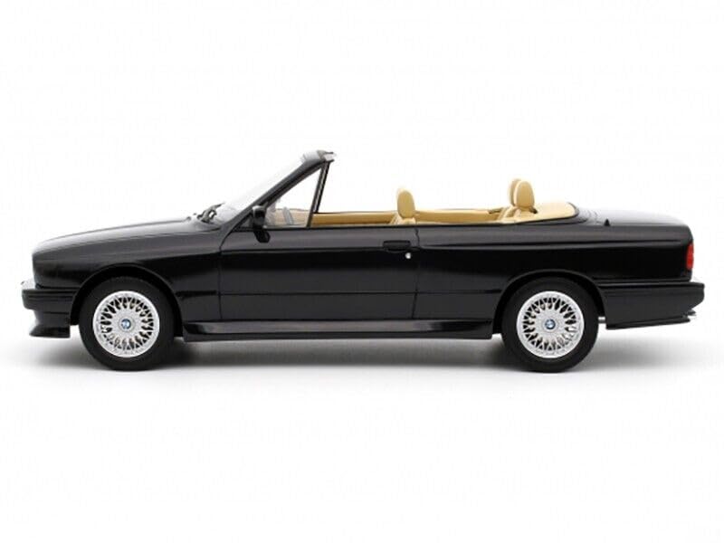 1989 E30 M3 Convertible Diamond Black Metallic Limited Edition to 3000 Pieces Worldwide 1/18 Model Car by Otto Mobile OT1012