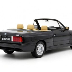 1989 E30 M3 Convertible Diamond Black Metallic Limited Edition to 3000 Pieces Worldwide 1/18 Model Car by Otto Mobile OT1012